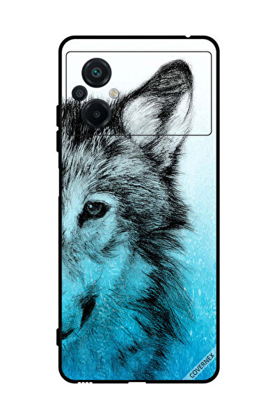 Covernex غطاء حماية لهاتف Xiaomi Poco M5 4G - وجه ذئب نصفي