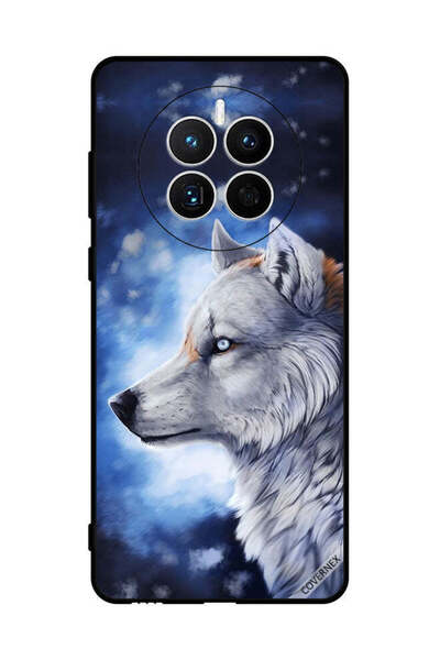 Covernex غطاء حماية لهاتف هواوي ميت 50 - رسمة الذئب