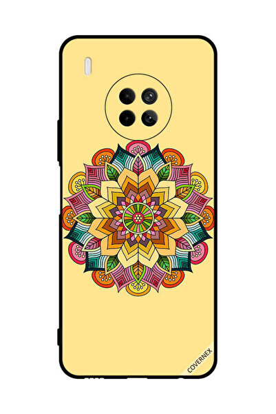 Covernex غطاء حماية لهاتف هواوي Y9A بنمط ماندالا دائري