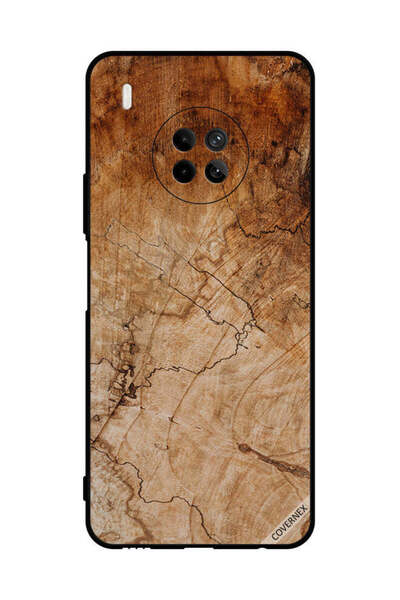 Covernex غطاء حماية لهاتف هواوي Y9A بنمط خشبي عتيق