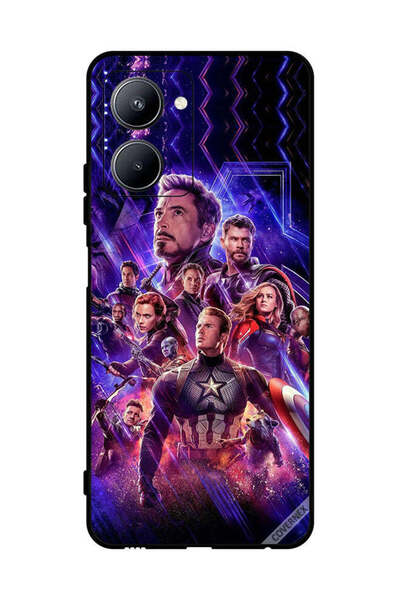 Covernex غطاء حماية لهاتف Realme C33 مع خلفية Avengers Endgame