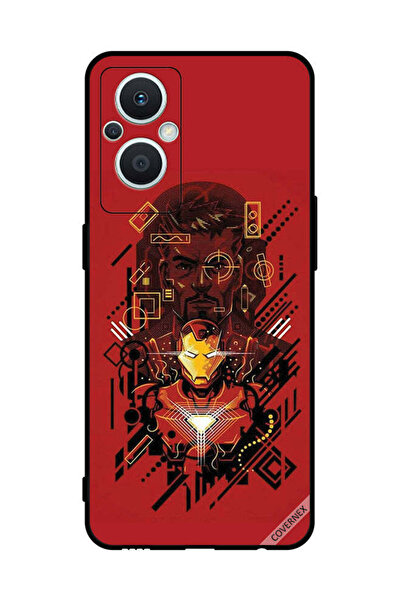 Covernex غطاء حماية لهاتف Oppo Reno 7 Z برسومات الرجل الحديدي