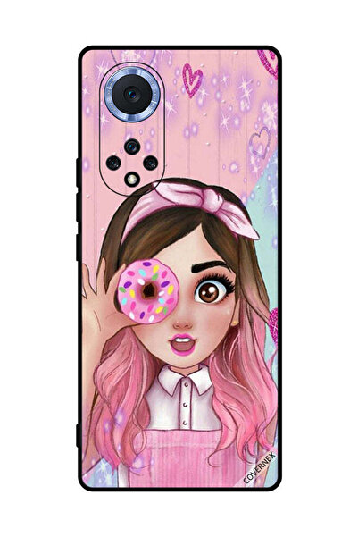 Covernex Protective Case Cover For Honor 50 Pro Donut Lover Girl Art
