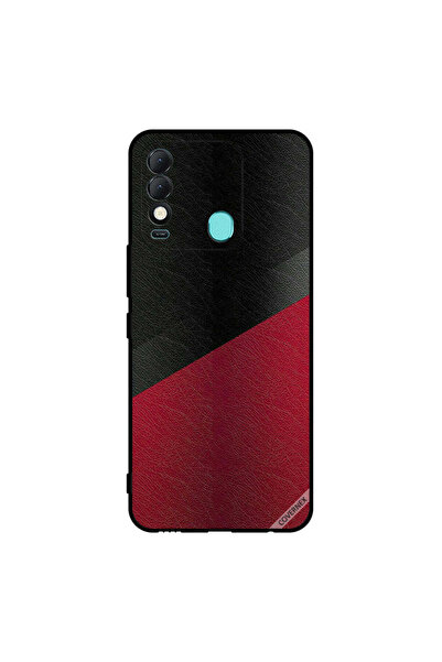 Covernex غطاء حماية لهاتف تكنو سبارك 8 بنقشة جلد