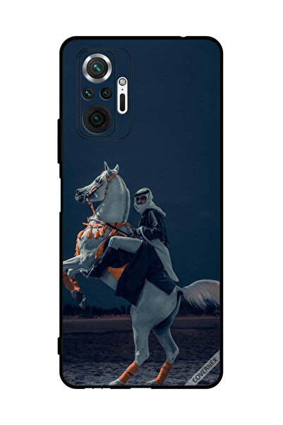 Covernex غطاء حماية لهاتف شاومي ريدمي نوت 10 برو - شاب على حصان