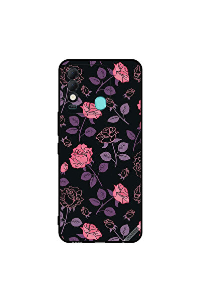 Covernex غطاء حماية لهاتف تكنو سبارك 8 - رسم زهور