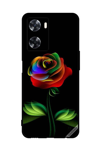 Covernex Protective Case Cover For Oppo A77 4G Rainbow Color Rose