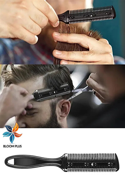 bloomplus Razor pentru păr, cu lamă și pieptene