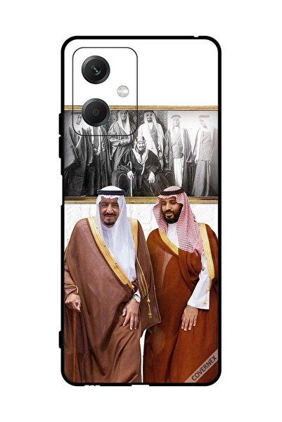Covernex غطاء حماية لهاتف شاومي ريدمي نوت 12 الملك سلمان ومحمد بن سلمان يتحدث...
