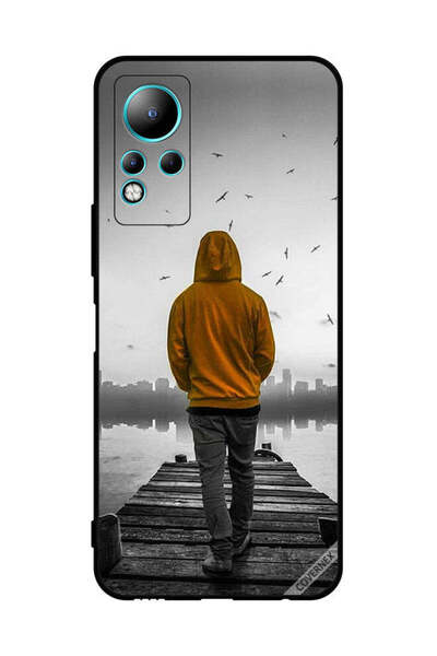 Covernex غطاء حماية لهاتف Infinix Note 11 - فتى حزين يمشي