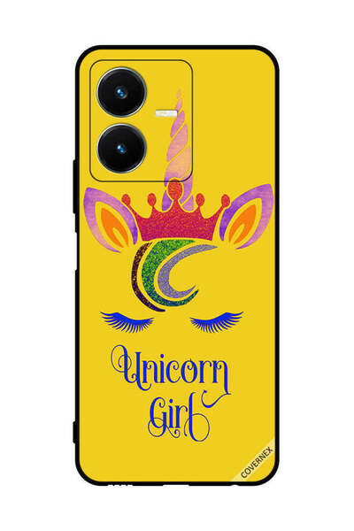Covernex غطاء حماية لهاتف Vivo Y22s - تصميم فتاة يونيكورن