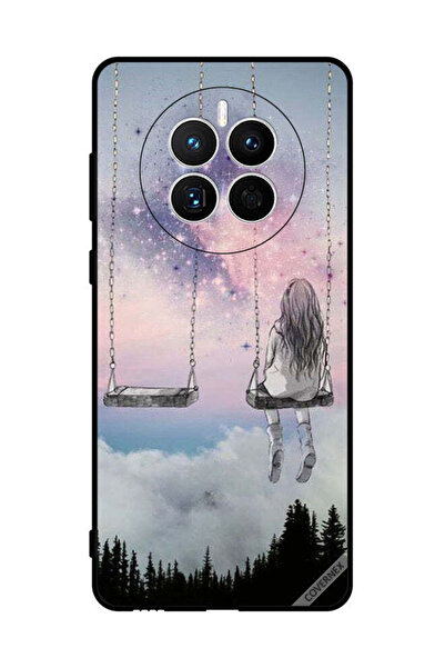 Covernex غطاء حماية لهاتف هواوي ميت 50E - رسم فتاة وحيدة