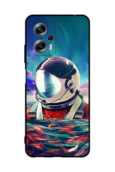 Covernex غطاء حماية لهاتف شاومي ريدمي نوت 11T برو، رائد فضاء في بحر الأسماك