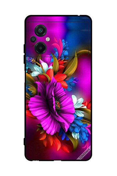 Covernex غطاء حماية لهاتف شاومي بوكو M5 4G، تصميم زهور عالية الدقة