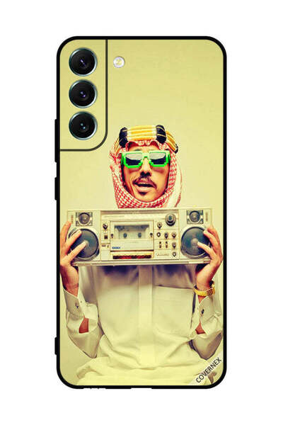 Covernex غطاء حماية لهاتف سامسونج S22+ 5G يحمل جهاز موسيقى عتيق