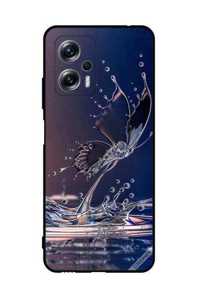 Covernex غطاء حماية لهاتف شاومي ريدمي نوت 11T برو - قطرات الماء - فراشة