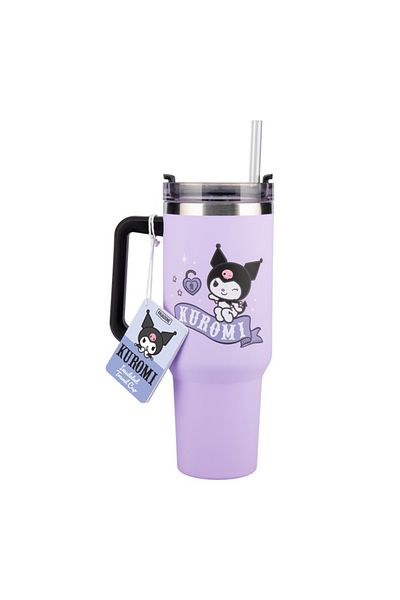 Pyramid Kuromi 900ml Multiway Travel Cup and Straw