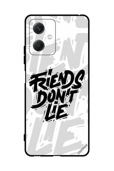 Covernex غطاء حماية لهاتف شاومي ريدمي نوت 12 - الخط العربي - الأصدقاء لا يكذبون