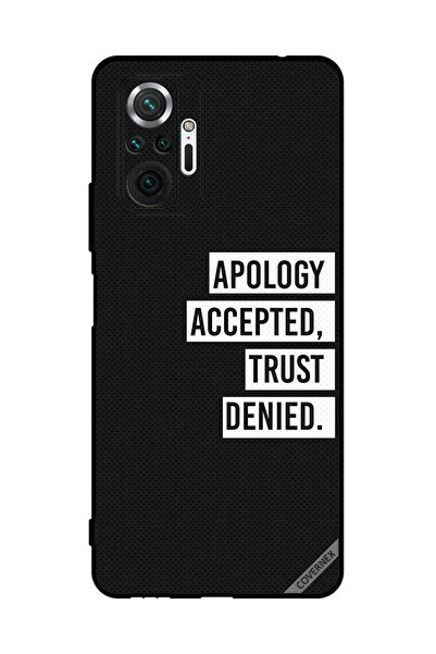 Covernex غطاء حماية لهاتف شاومي ريدمي نوت 10 برو اعتذار مقبول ثقة مرفوضة