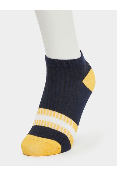 Styli Set of 5 - Striped Ribbed Ankle Length Socks