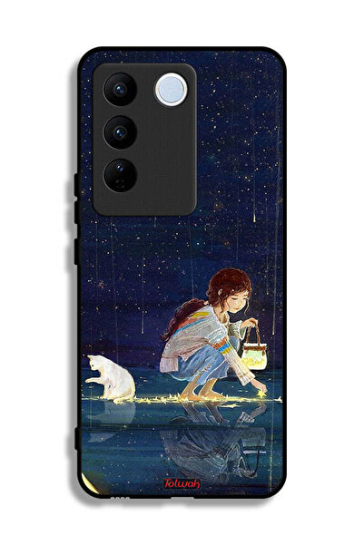 Tolwak غطاء حماية لهاتف Vivo V27e برسومات نجوم فنية
