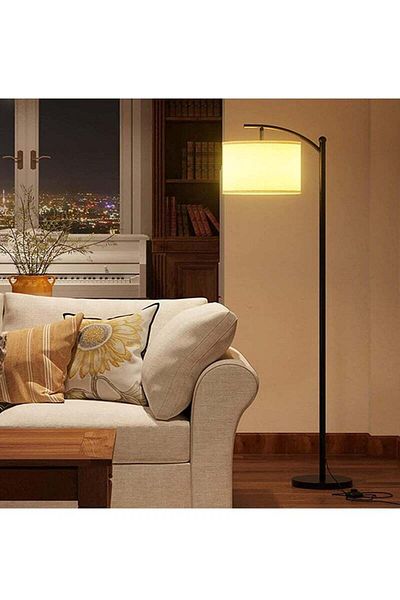COOYA Modern Retro LED Floor Lamp Modern With 3 Colors Adjustable and Manual Switch, For Living Room