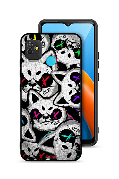 Tolwak غطاء حماية لهاتف تكنو بوب 5 بنقشة قطط مارشميلو