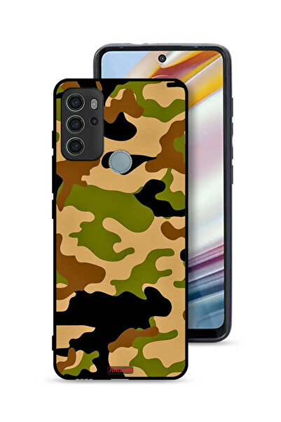 Tolwak غطاء حماية لهاتف موتورولا موتو جي 60 إس بنمط رقمي تجريدي مموه