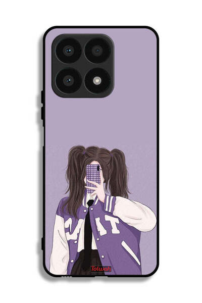 Tolwak غطاء حماية لهاتف Honor X8a لالتقاط صور سيلفي