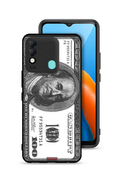 Tolwak غطاء حماية لهاتف Tecno Spark 8 بنقشة الدولار