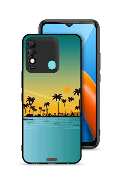 Tolwak غطاء حماية لهاتف Tecno Spark 8 بتصميم فن تجريدي