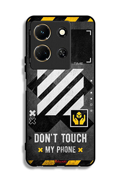 Tolwak Infinix Note 30 Protective Case Cover Do Not Touch My Phone