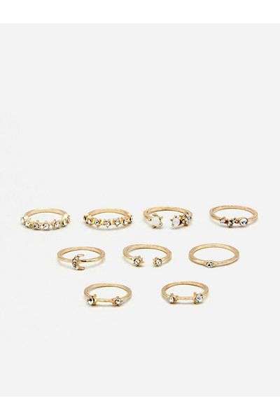 Styli Set of 9 - Embellished Assorted Rings
