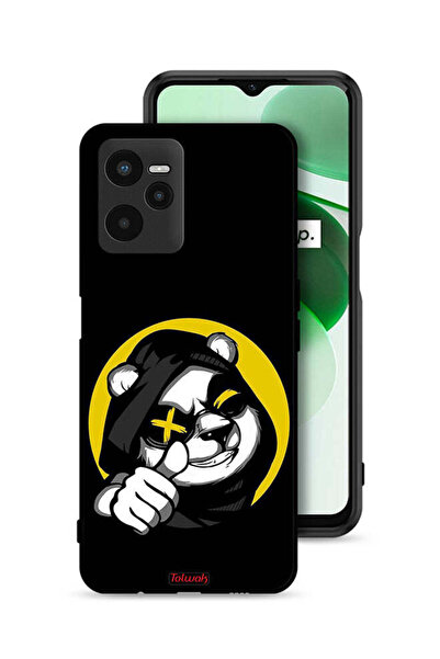 Tolwak غطاء حماية Realme C35 بتصميم قطة مارشميلو لطيفة