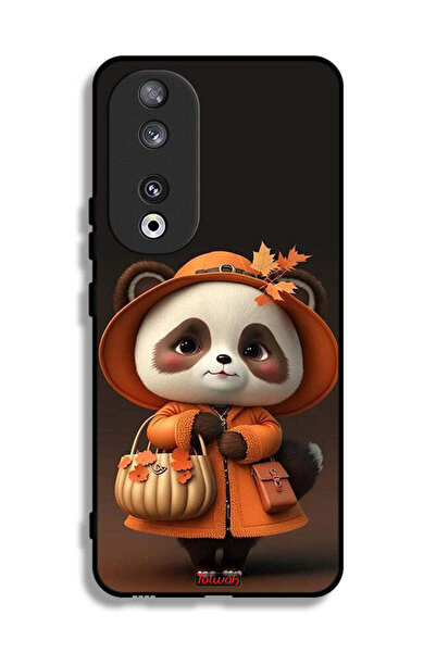 Tolwak غطاء حماية لهاتف Honor 90 بتصميم سيدة الباندا اللطيفة