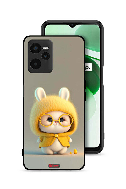 Tolwak غطاء حماية لهاتف Realme C35 - أرنب صغير