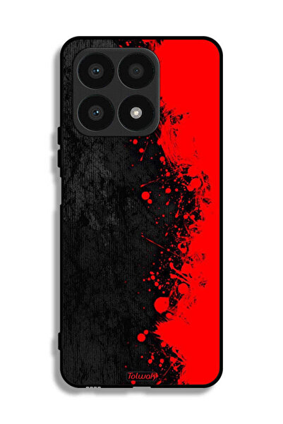 Tolwak Honor X8a Protective Case Cover Paint Abstract Pattern
