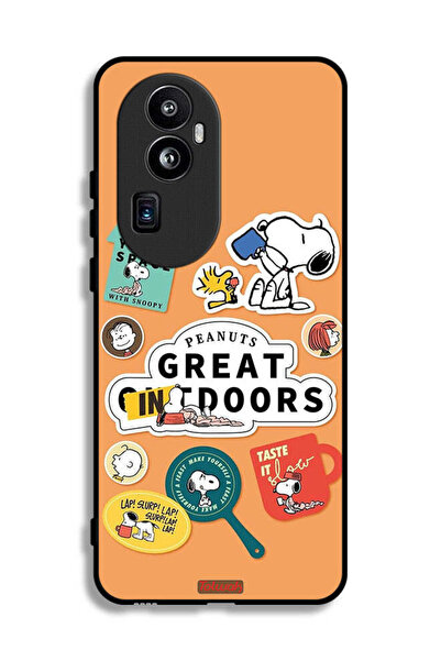 Tolwak غطاء حماية لهاتف Oppo Reno10 Pro Plus بملصقات الفول السوداني