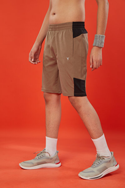 Technosport By Styli Solid 2-Way Stretch Shorts