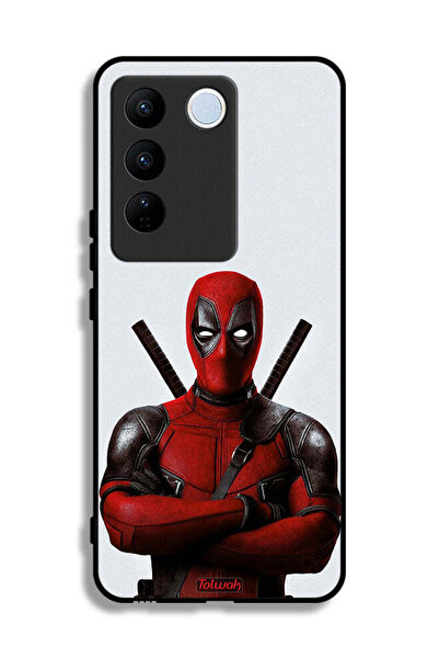 Tolwak غطاء حماية فيفو V27 برو بتصميم ديدبول