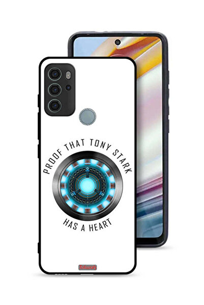 Tolwak غطاء حماية لهاتف موتورولا موتو جي 60 إس دليل على أن توني ستارك لديه قلب