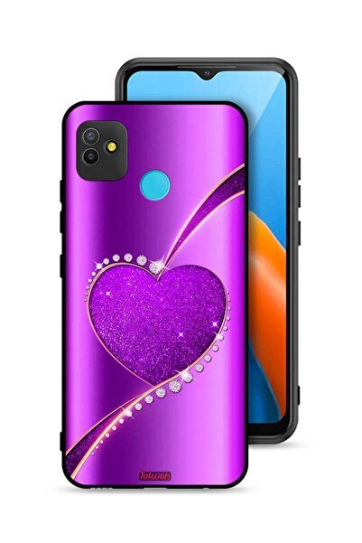 Tolwak Tecno Pop 5 Protective Case Cover Glitter Heart