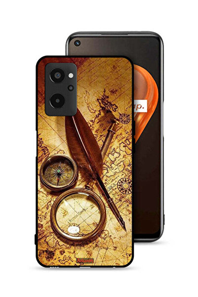 Tolwak غطاء حماية لهاتف Realme 9i 4G بتصميم بوصلة عتيقة