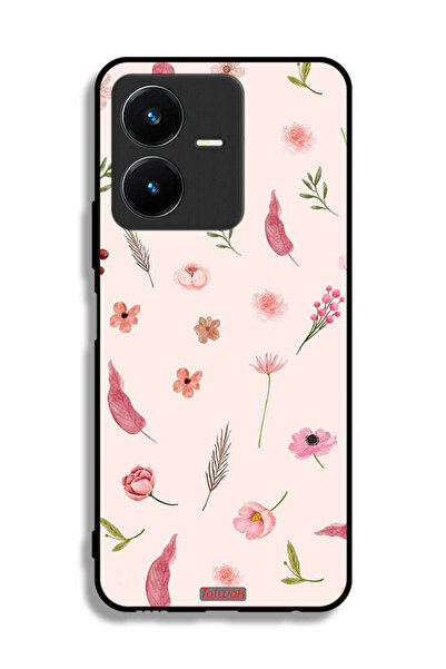 Tolwak غطاء حماية لهاتف Vivo Y22s بنقشة أوراق وورود