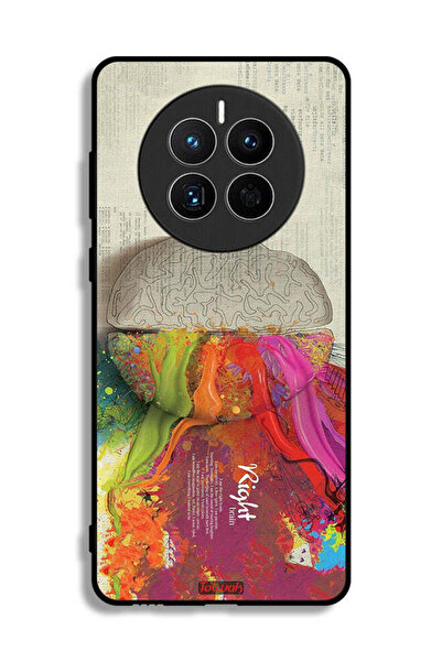 Tolwak غطاء حماية لهاتف هواوي ميت 50 إي بتصميم تجريدي لعلم الدماغ