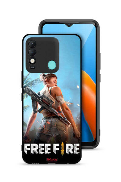 Tolwak غطاء حماية لهاتف تكنو سبارك 8 فري فاير