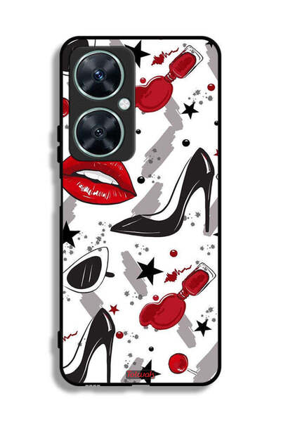 Tolwak Huawei nova 11i Protective Case Cover Lipstick And Shoes Art