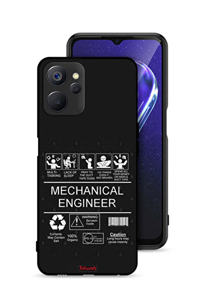 Tolwak غطاء حماية لهاتف Realme 9i 5G، ملصق مهندس ميكانيكي