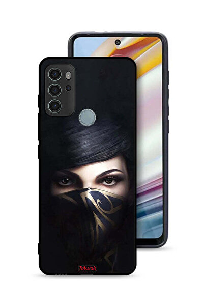 Tolwak غطاء حماية لهاتف موتورولا موتو جي 60 إس - فتاة محجبة