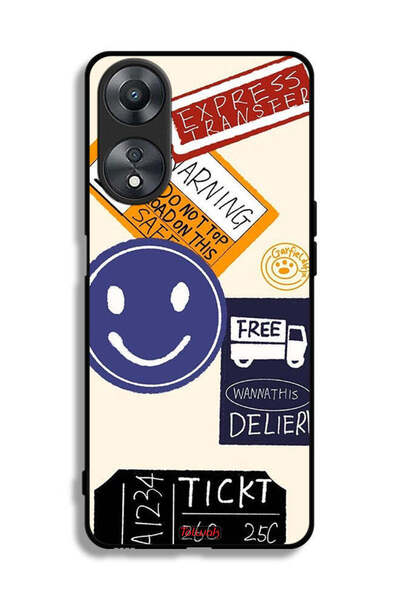 Tolwak غطاء حماية لهاتف Oppo A58 5G مع ملصق نقل سريع مجاني